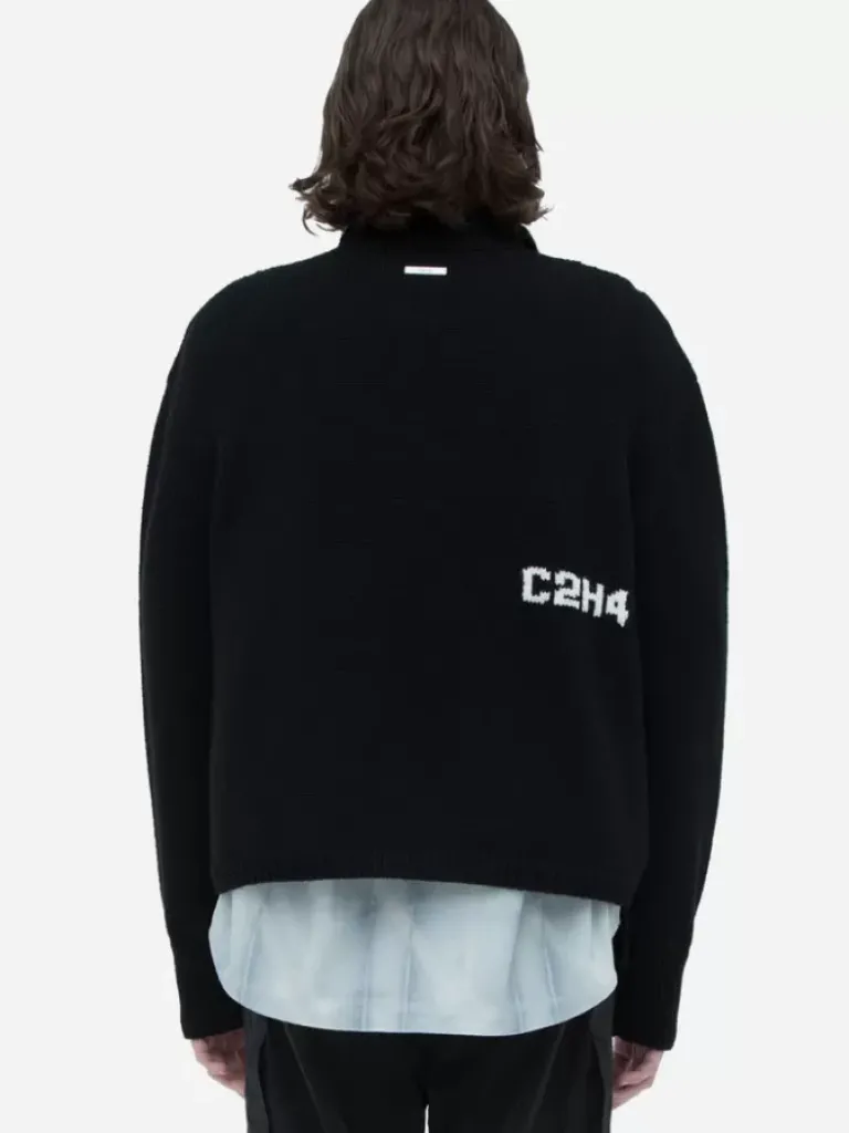 Men C2H4 002 - Memory Nylon Layered Sweater