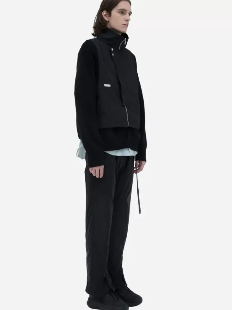 Men C2H4 002 - Memory Nylon Layered Sweater