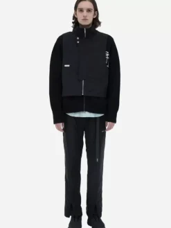 Men C2H4 002 - Memory Nylon Layered Sweater