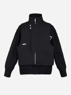 Men C2H4 002 - Memory Nylon Layered Sweater