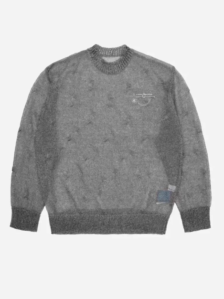 Men C2H4 005 - Metallic Fusion Knit Sweater