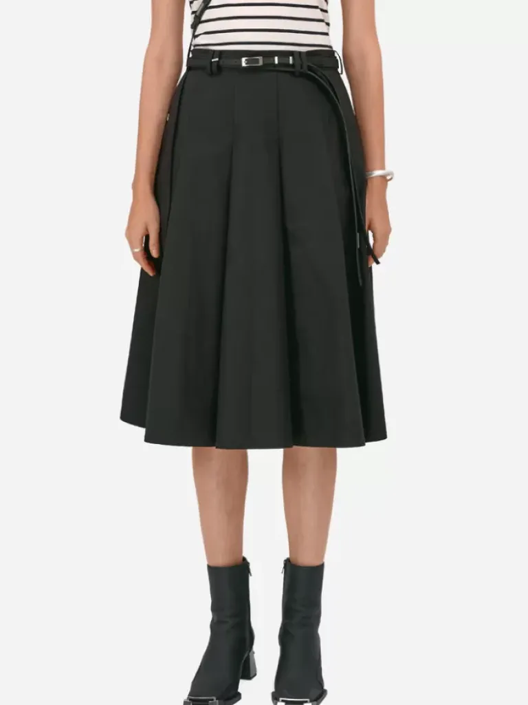Women C2H4 007 - Moment Pleated Shirt Skirt