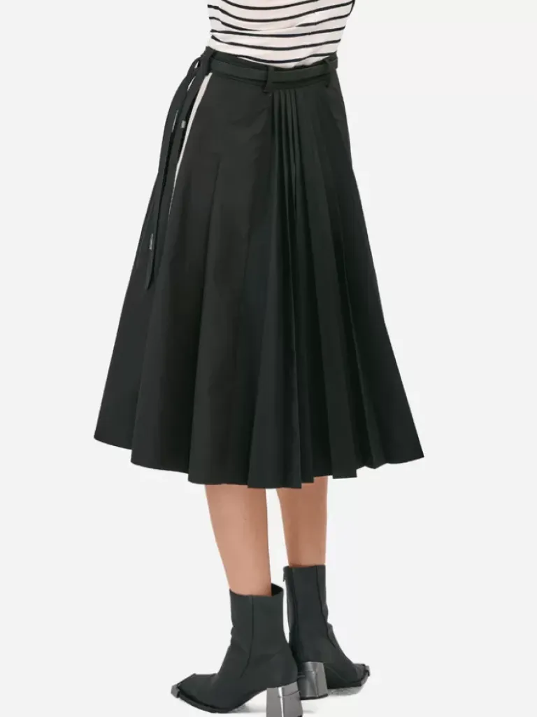 Women C2H4 007 - Moment Pleated Shirt Skirt