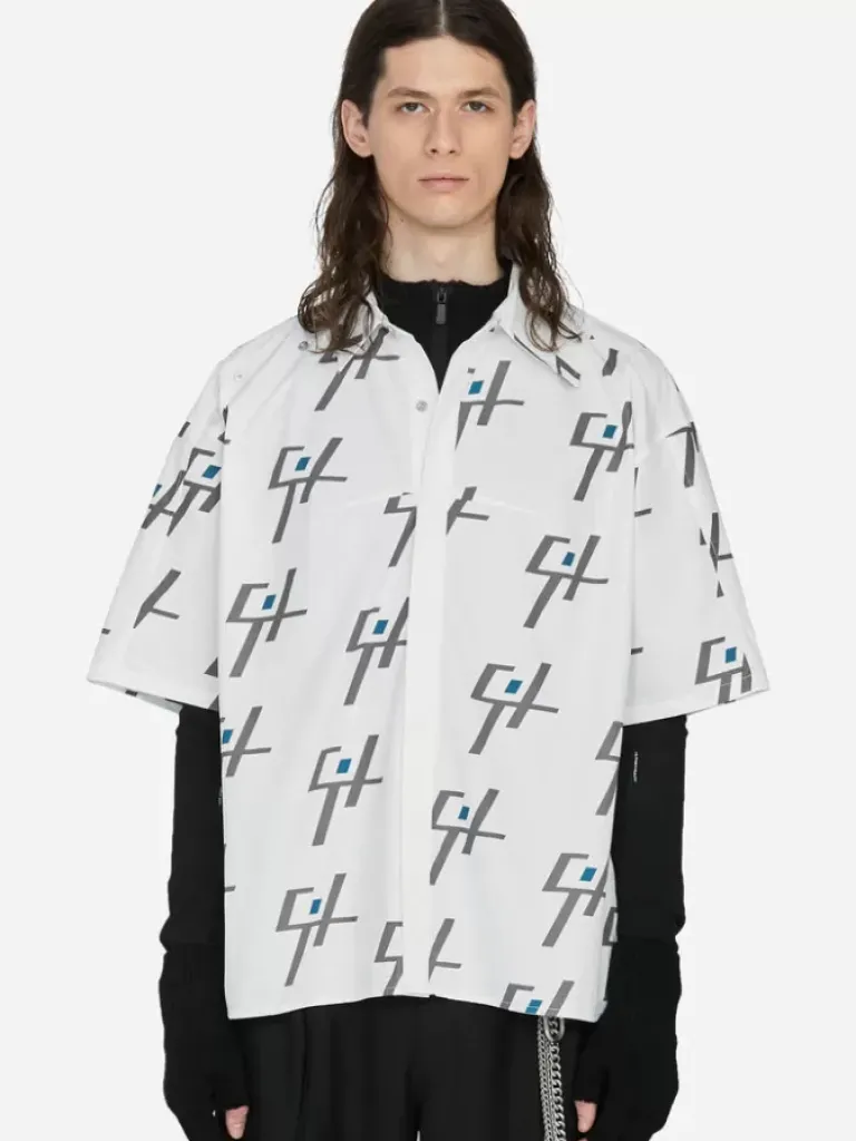 Men C2H4 003 - Monogram Short Sleeve Shirt