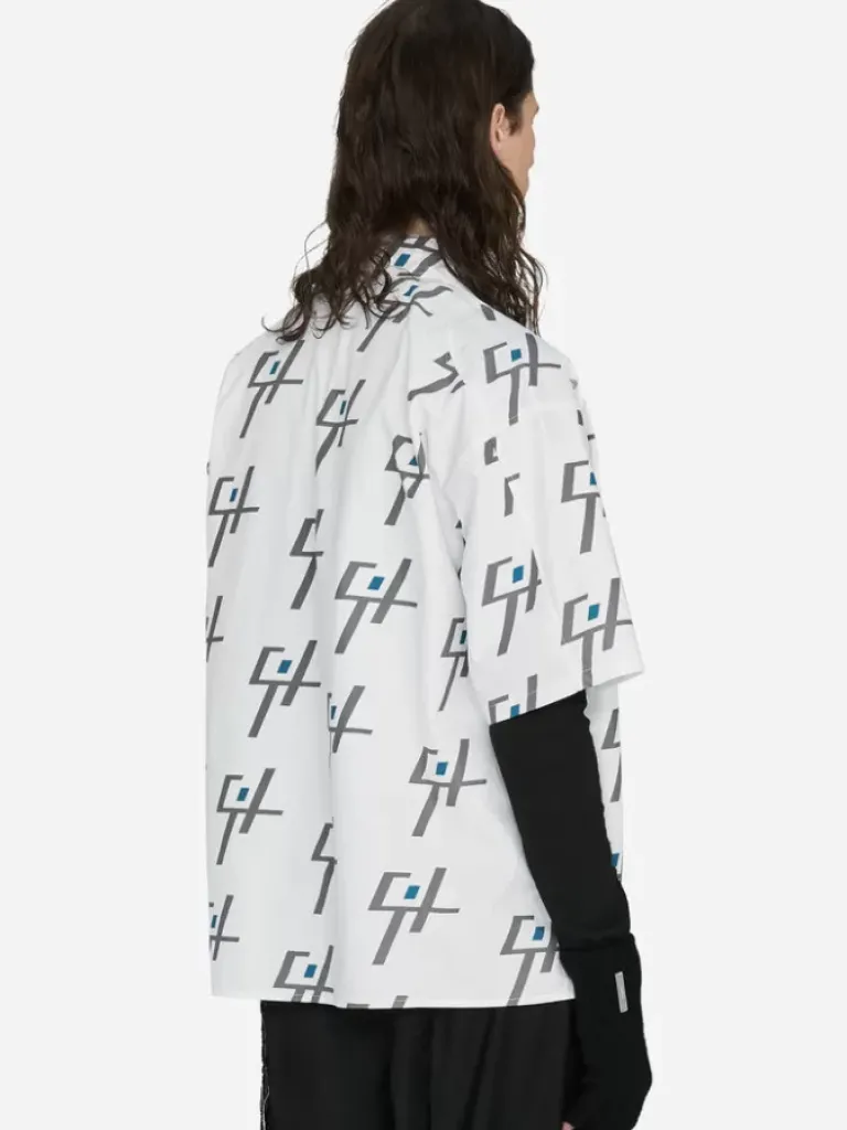 Men C2H4 003 - Monogram Short Sleeve Shirt