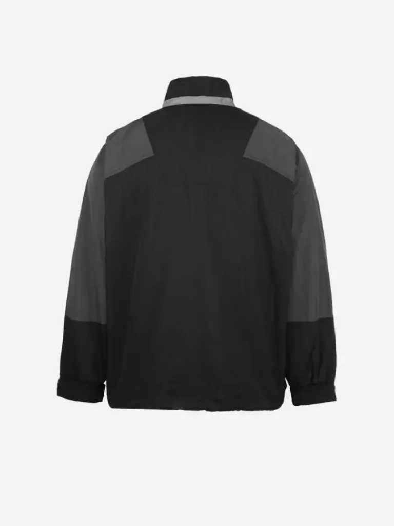 Men C2H4 001 - Mtro Panelled Half Zip Windbreaker