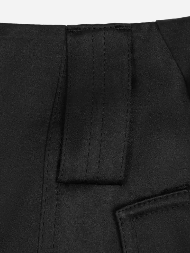 Women C2H4 006 - Multi-Pockets Flared Cargo Pants