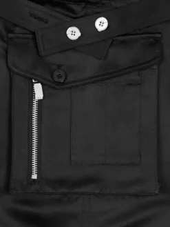 Women C2H4 006 - Multi-Pockets Flared Cargo Pants