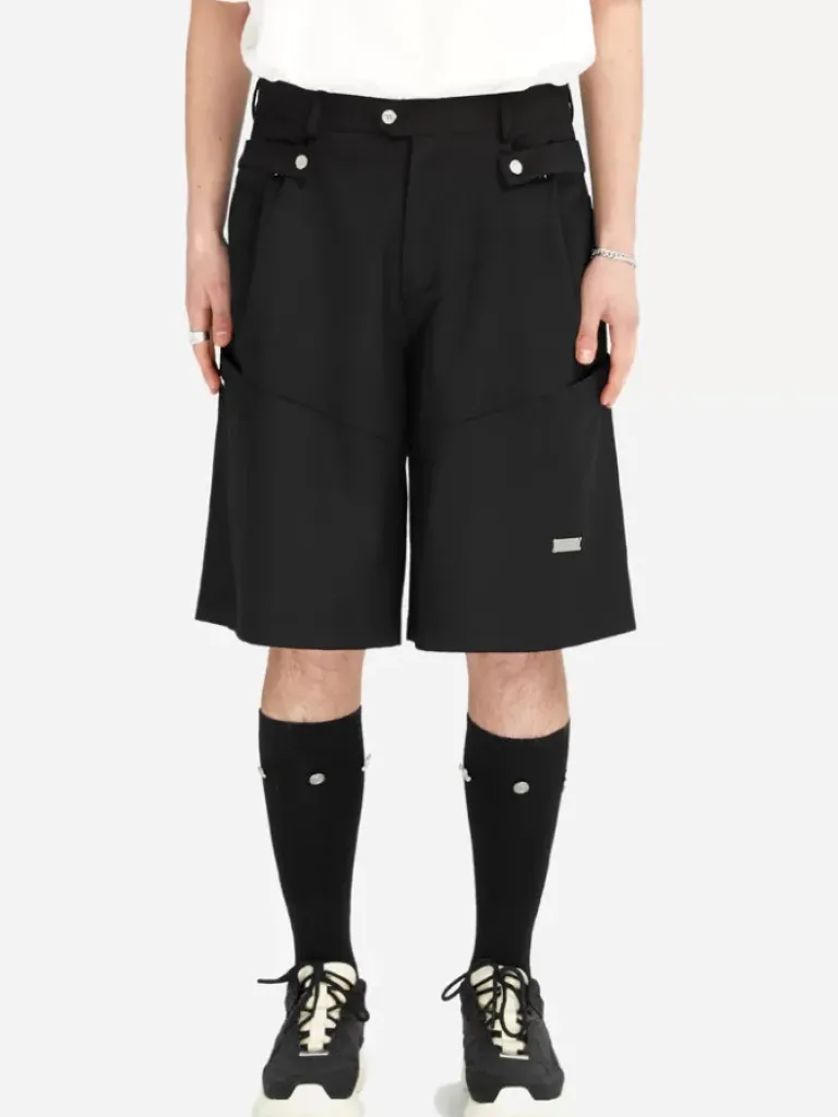 Men C2H4 005 - Multi Pockets Wide-Leg Shorts