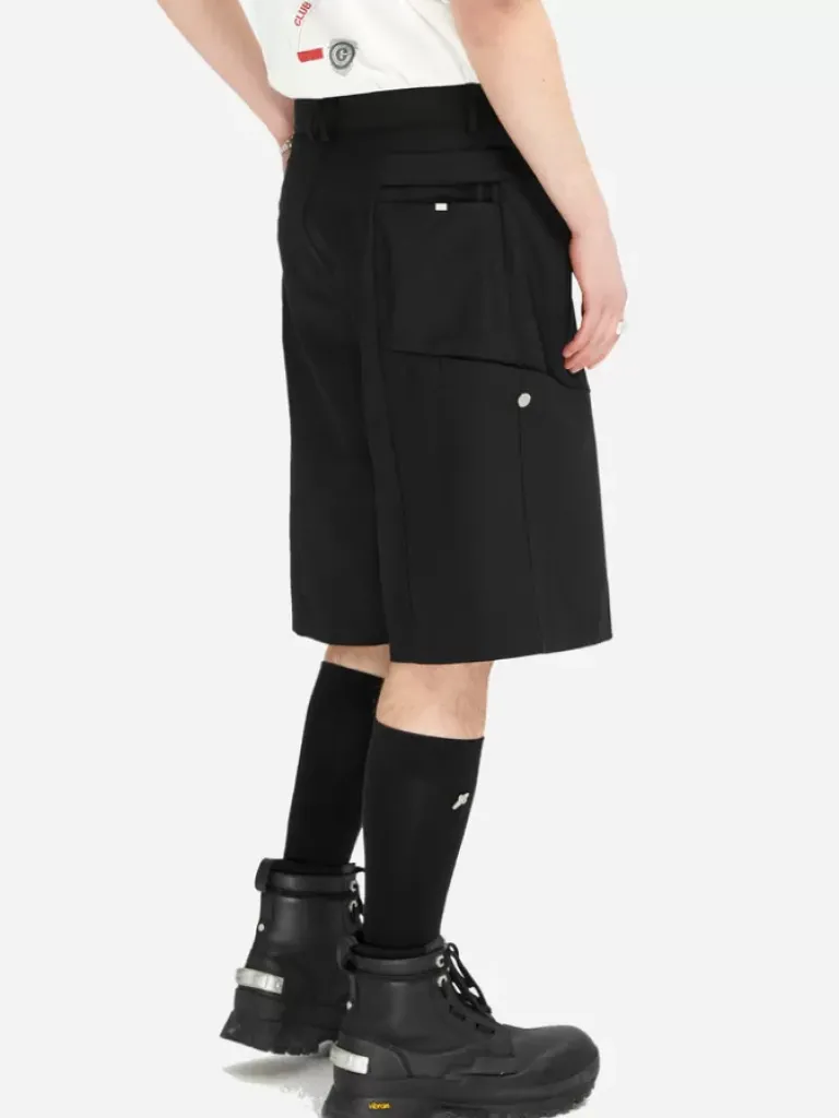 Men C2H4 005 - Multi Pockets Wide-Leg Shorts
