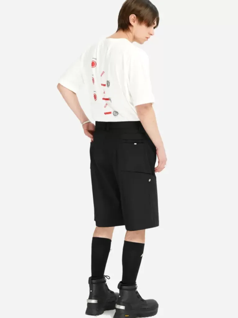 Men C2H4 005 - Multi Pockets Wide-Leg Shorts