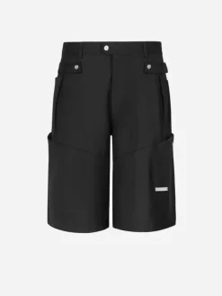 Men C2H4 005 - Multi Pockets Wide-Leg Shorts