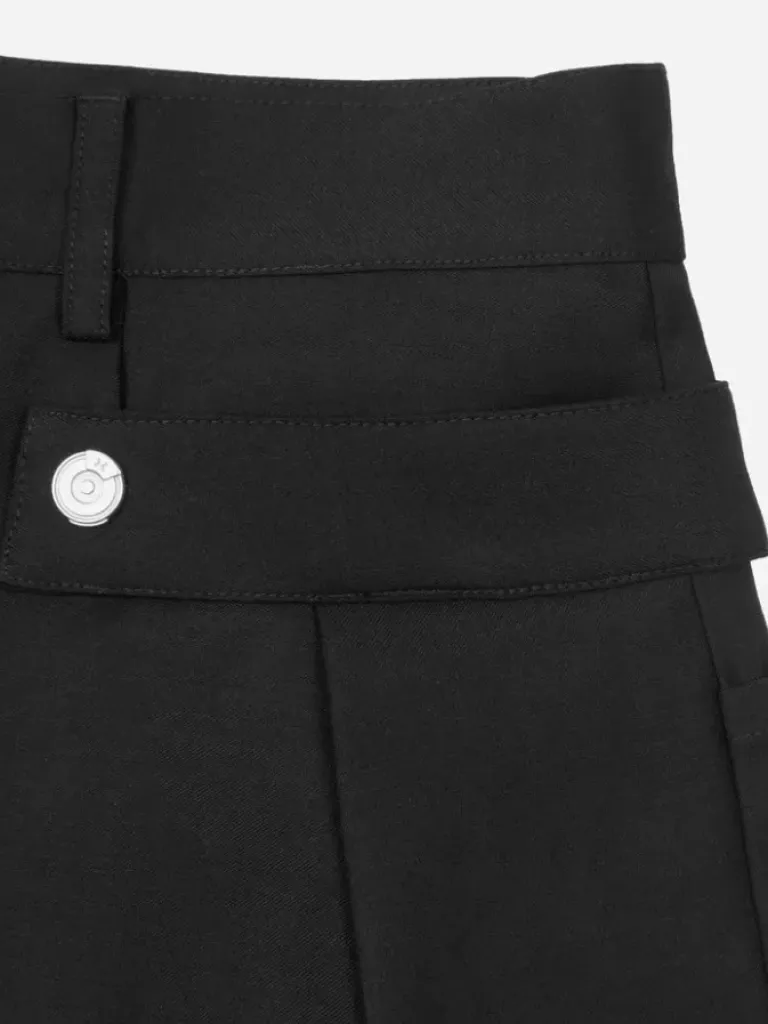 Men C2H4 005 - Multi Pockets Wide-Leg Shorts