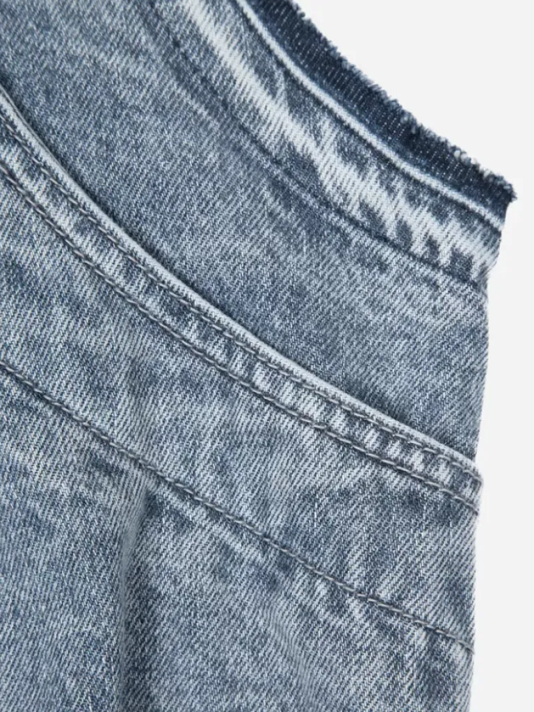 Men C2H4 005 - Oversizing Deformable Denim Vest