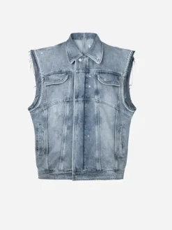 Men C2H4 005 - Oversizing Deformable Denim Vest