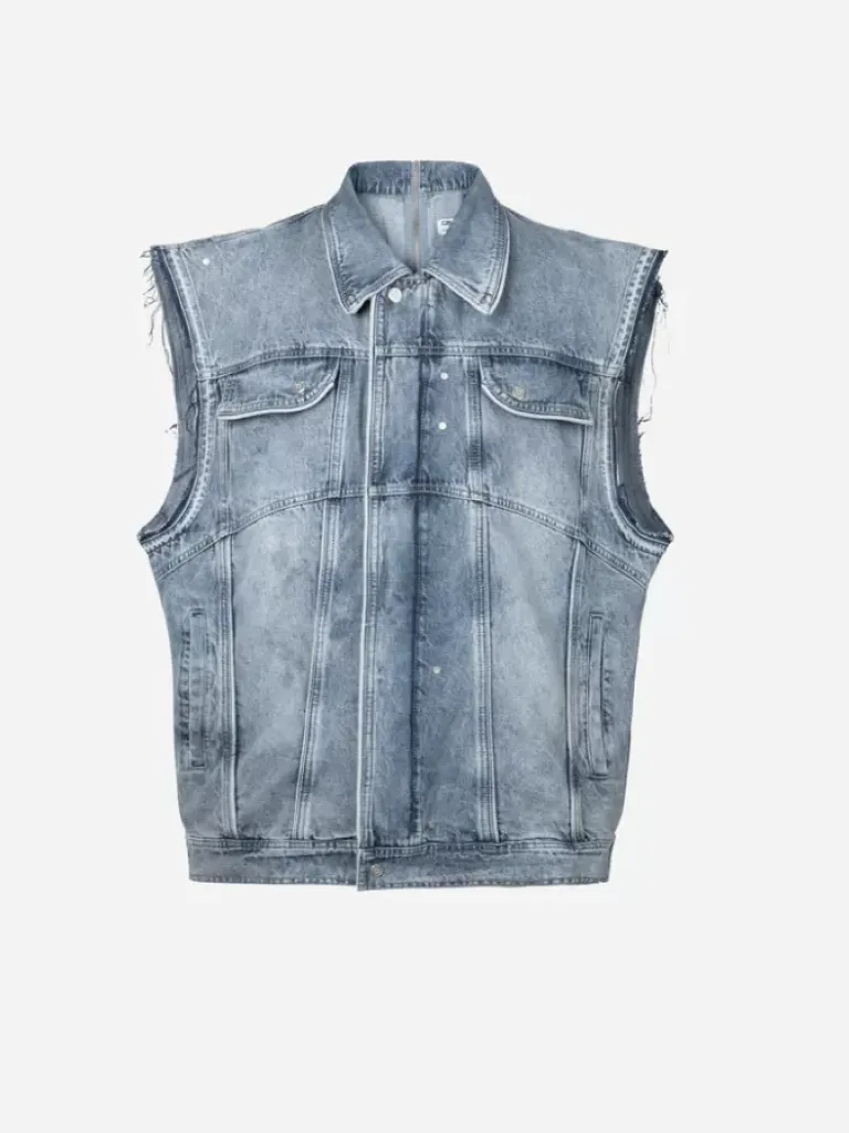 Men C2H4 005 - Oversizing Deformable Denim Vest