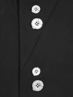 Men C2H4 006 - Paneled Splicing Tailored Jacket