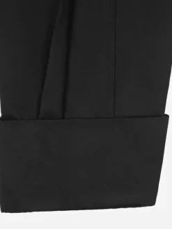 Men C2H4 005 - Paneled Stripe Pleated Badge Shirt