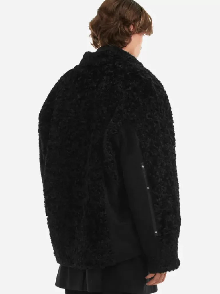 Men C2H4 006 - Panelled Berber Fleece Coat