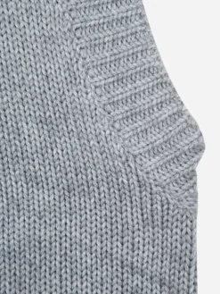 Men C2H4 005 - Panelled Check Knit Vest