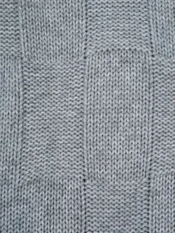 Men C2H4 005 - Panelled Check Knit Vest