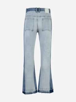 Men C2H4 004 - Panelled Cropped Jeans