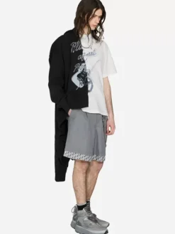 Men C2H4 003 - Panelled Dangle T-Shirt