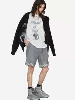 Men C2H4 003 - Panelled Dangle T-Shirt