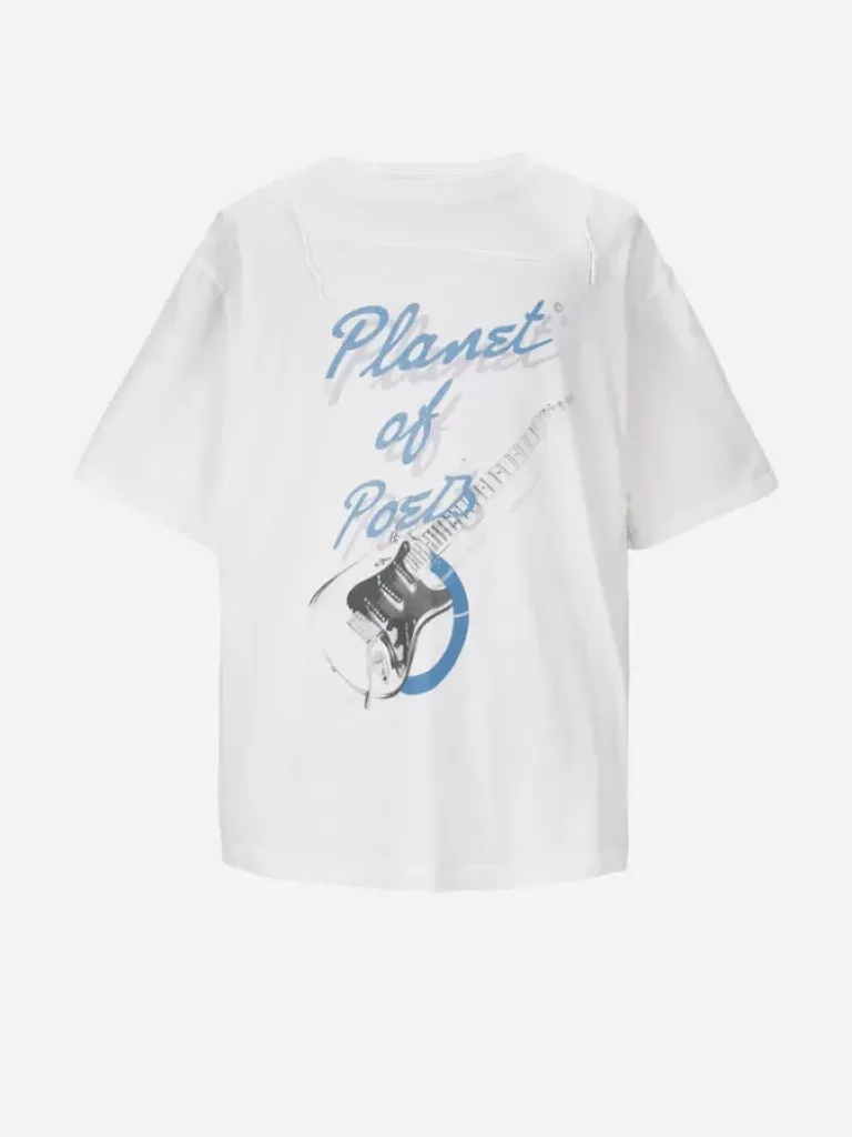 Men C2H4 003 - Panelled Dangle T-Shirt