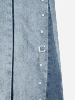 Women C2H4 004 - Panelled Faded Vintage Jeans