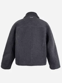 Men C2H4 002 - Panelled Streamline Shearling Jacket