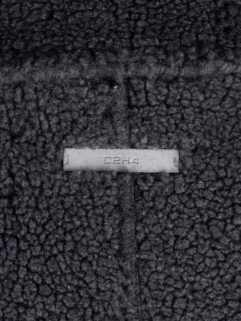Men C2H4 002 - Panelled Streamline Shearling Jacket