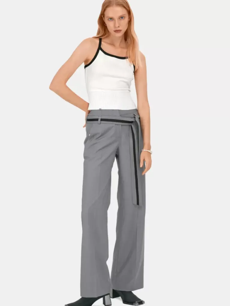 Women C2H4 007 - Profile Fold-Over Trousers