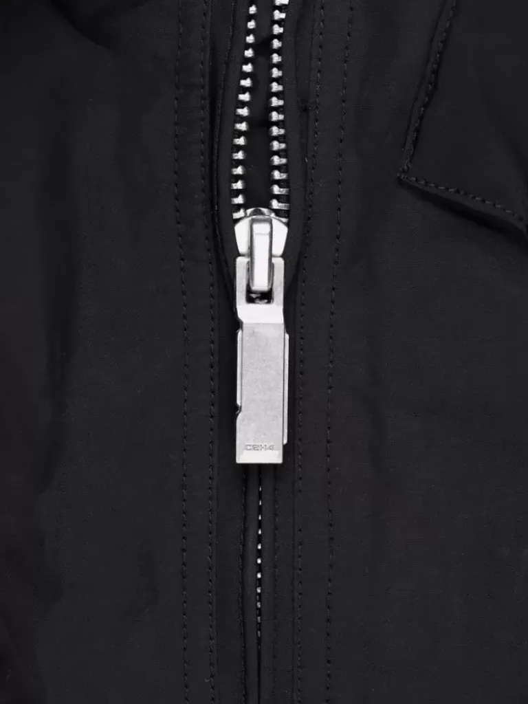Men C2H4 002 - Quilted Intervein Bomber Jacket