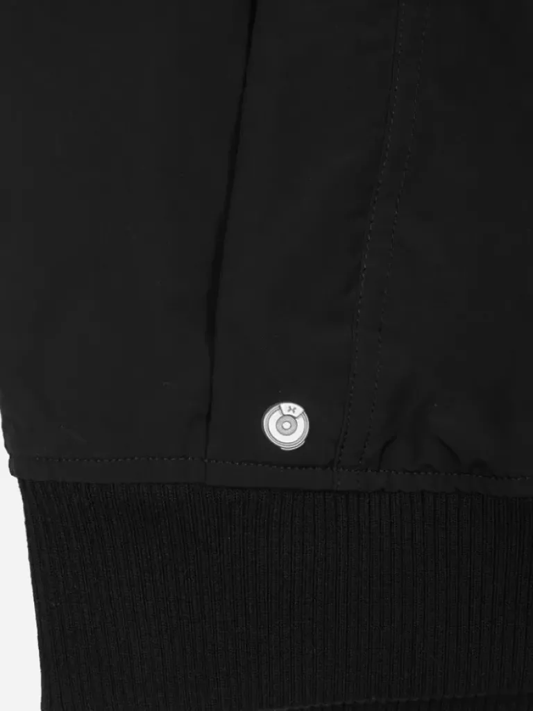 Men C2H4 004 - Quilted Intervein Layered Bomber Jacket