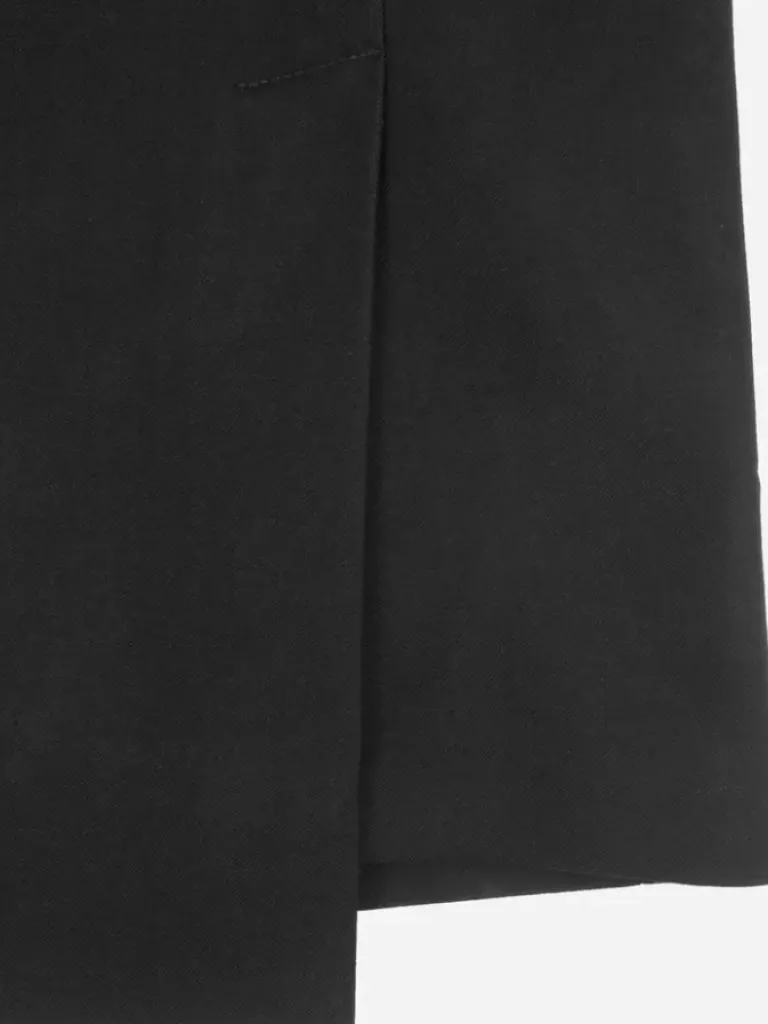 Men C2H4 005 - Raw Edge Round Neck Blazer