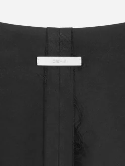 Men C2H4 005 - Raw Edge Round Neck Blazer