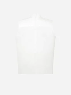 Men C2H4 005 - Raw Edge Sleeveless Shirt