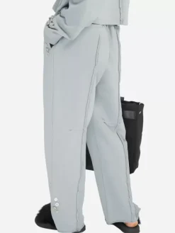 Women C2H4 004 - Raw Edge Wide Leg Sweat Pants