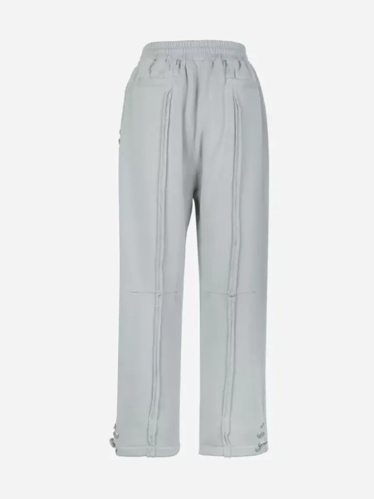 Women C2H4 004 - Raw Edge Wide Leg Sweat Pants