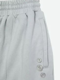 Women C2H4 004 - Raw Edge Wide Leg Sweat Pants