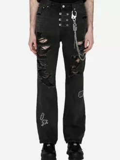 Men C2H4 003 - Ruin Distressed Chaos Jeans