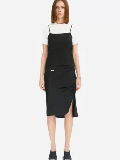 Women C2H4 005 - Satin Lacing Slip Dress