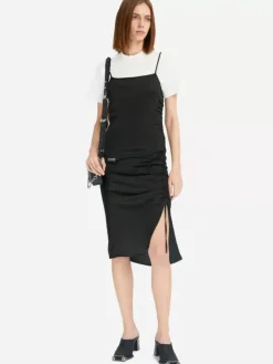 Women C2H4 005 - Satin Lacing Slip Dress