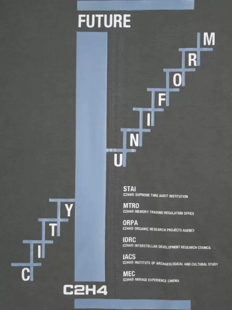 Men C2H4 005 - "Slogan Stair" T-Shirt