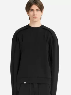 Men C2H4 005 - Solid Arch Construction Crewneck