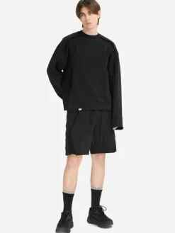Men C2H4 005 - Solid Arch Construction Crewneck