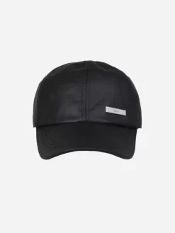 Men C2H4 Staff Uniform Crease Leather Cap