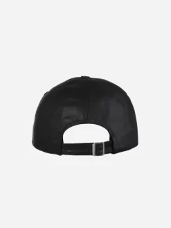 Men C2H4 Staff Uniform Crease Leather Cap