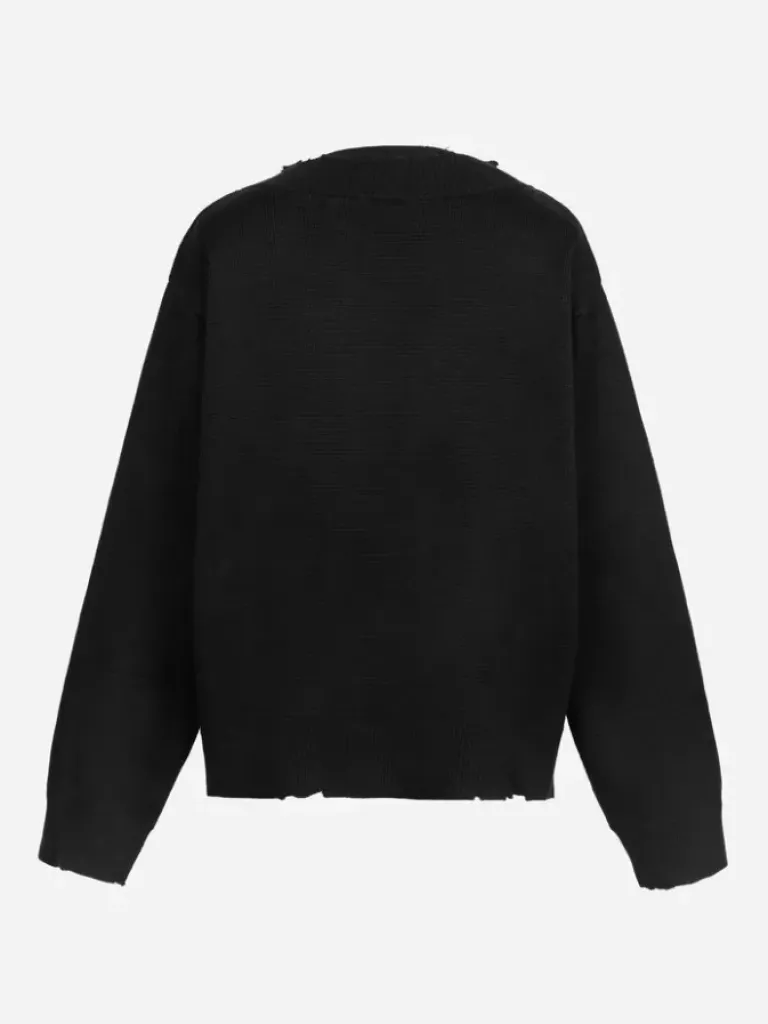 Men C2H4 Staff Uniform Layered V-Neck Sweater